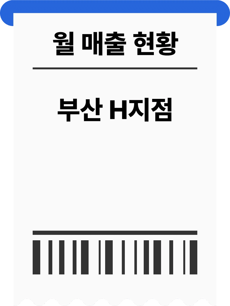 영커피 부산 H지점 매출 배경