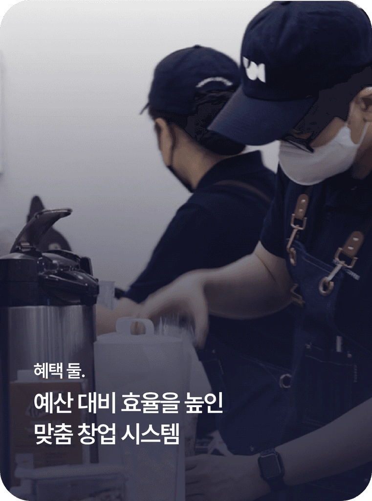 예산 대비 효울을 높인 맞춤 창업 시스템